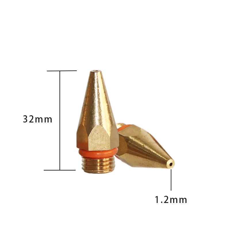 Насадка для клеевого пистолета 1 2x32 мм с медным отверстием шт./лот|gun nozzle|glue gun nozzlelot