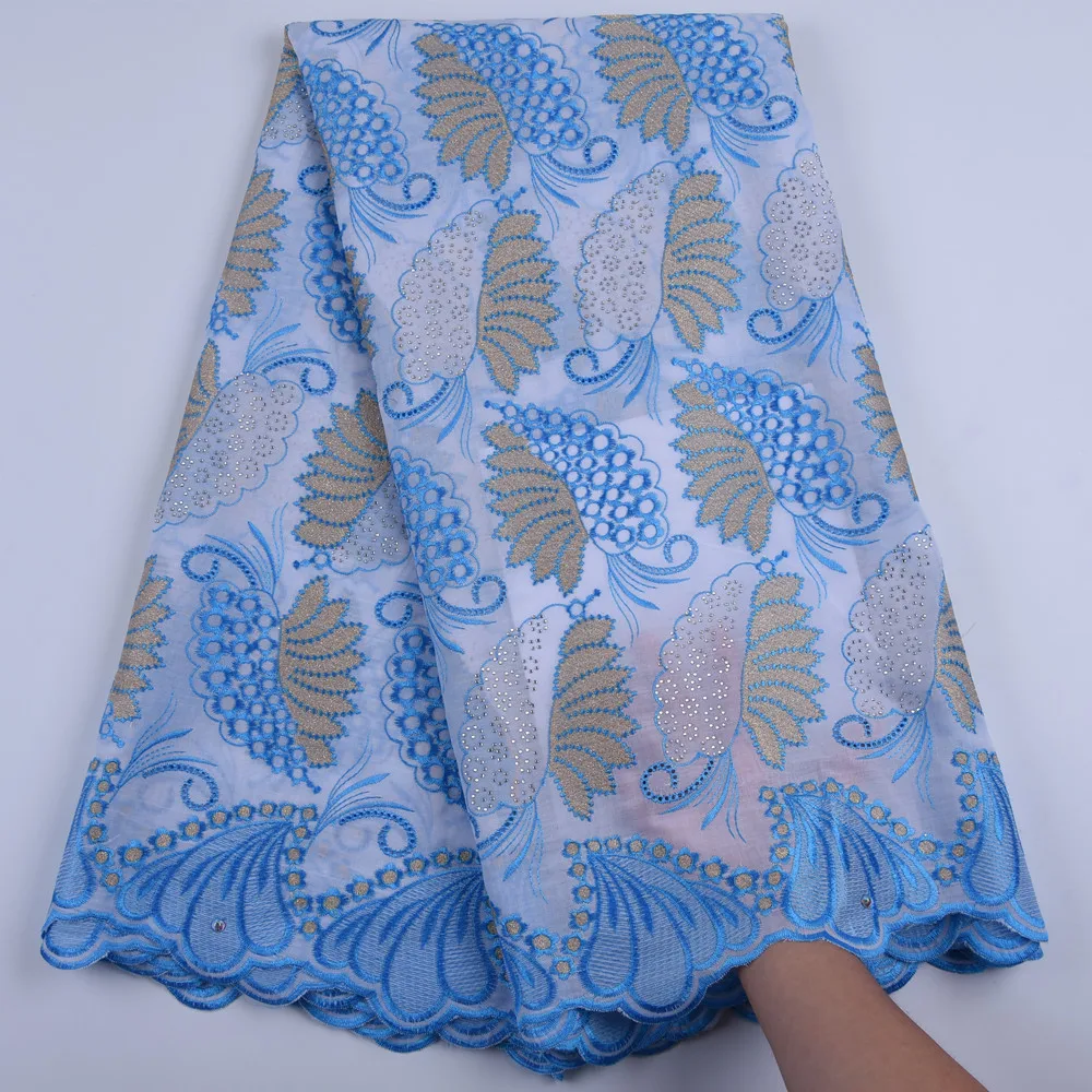 

Garment Sewing Nigerian Voile Lace Fabric With Stones Swiss Voile Lace In Switzerland High Quality African Dry Lace Fabric 1677B