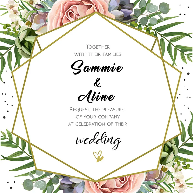 HUAYI заказной свадебный фон душ приветственный знак баннер плакат фотостудия