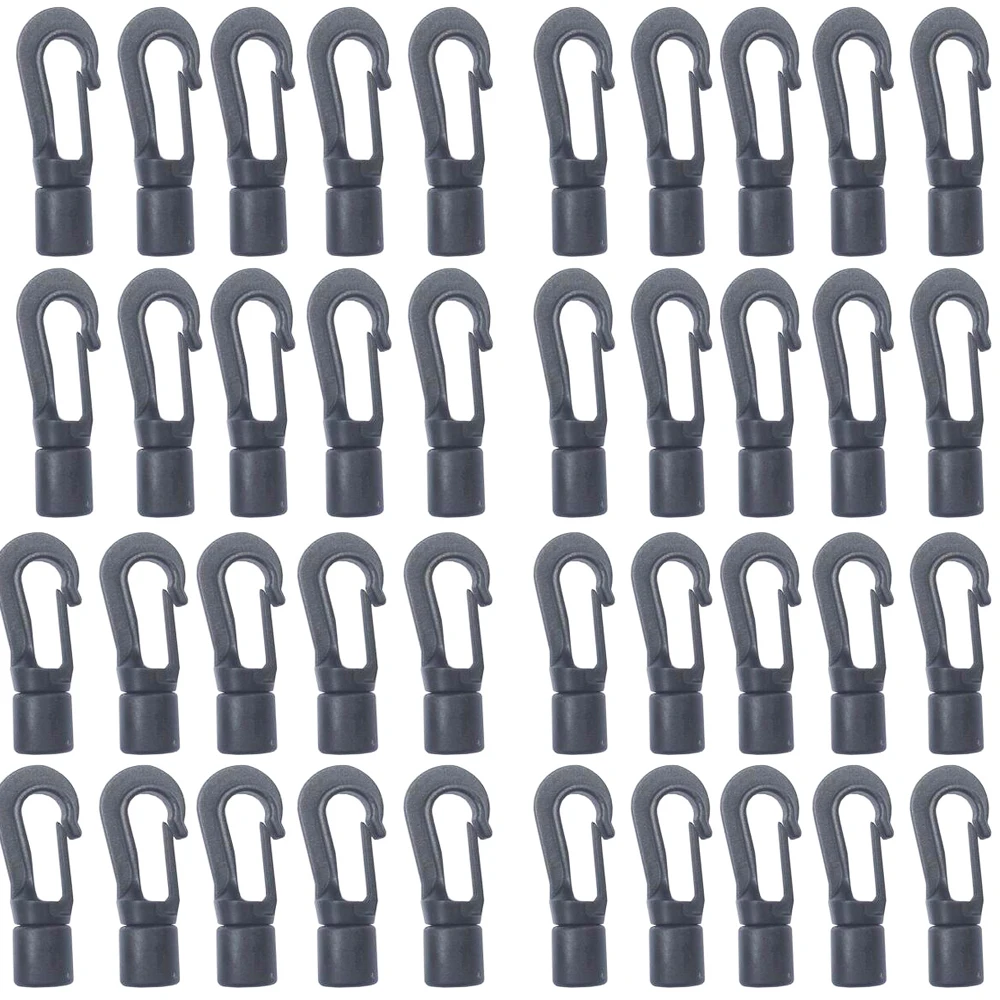 Прочные пластиковые крючки 10 шт. 8 мм ударный шнур эластичная веревка уличный