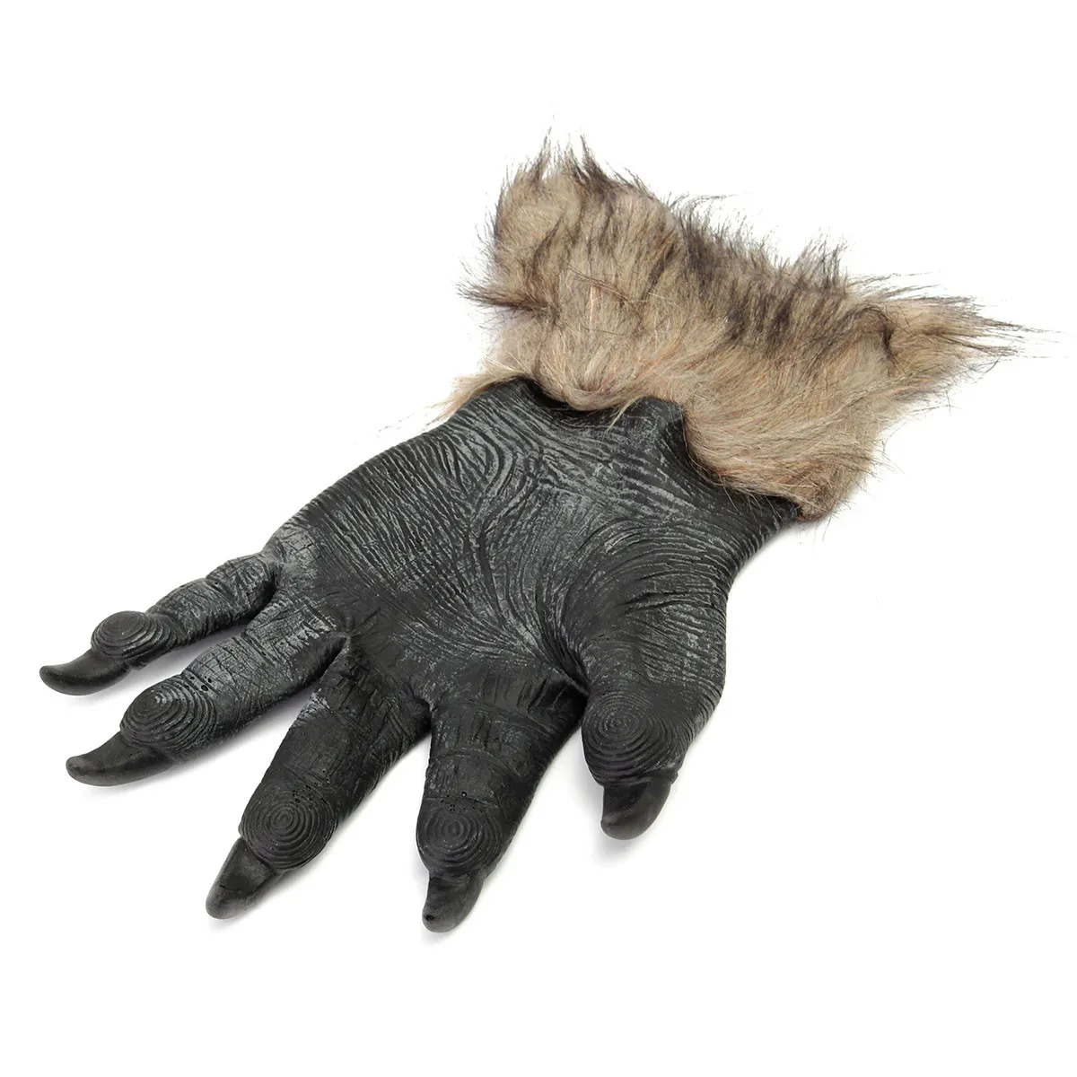 Латексные животные розыгрыши голова волка маска для волос на Хэллоуин забавное