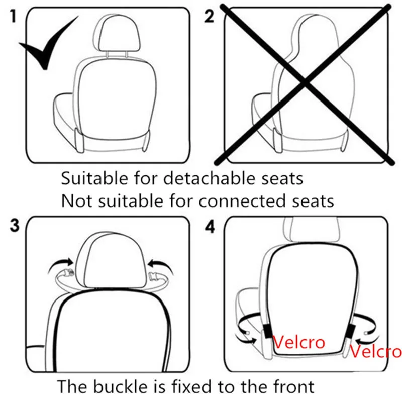Детская защитная накладка на заднее сиденье автомобиля заднюю панель для детей