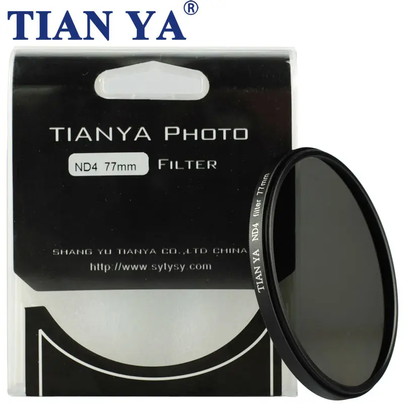 Фильтр для объектива TIANYA 49 52 55 58 62 67 72 77 82 мм ND8 ND4 nd оптическое стекло нейтральной