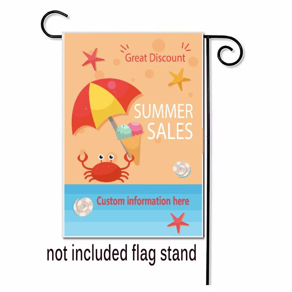

Летние продажи украшения садовые флаги двухсторонняя печать высокое качество баннера продвижение баннер от Lvsure пользовательский флаг