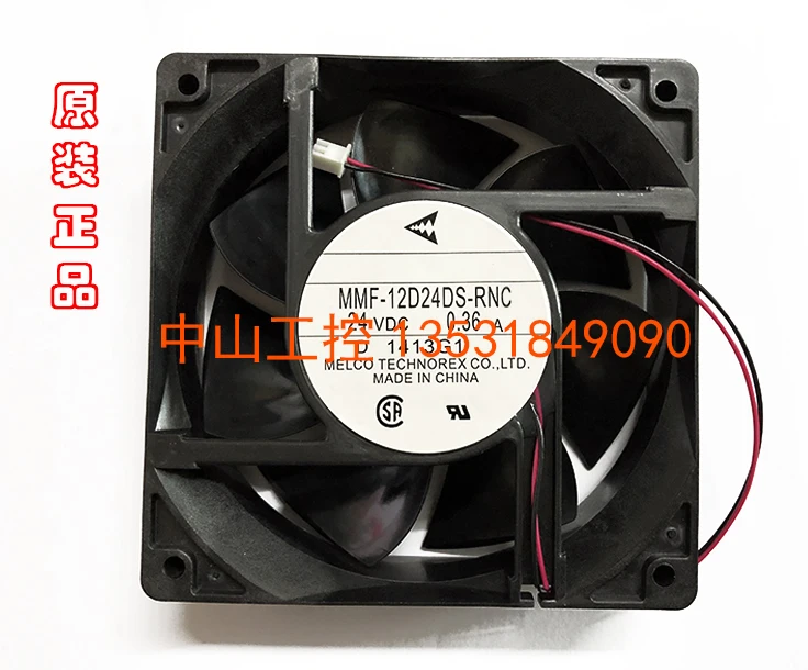 Melco para Fuji Freqüência Elétrica Mmf12d24ds-rnc 0.36a Ventilador de Refrigeração Novo