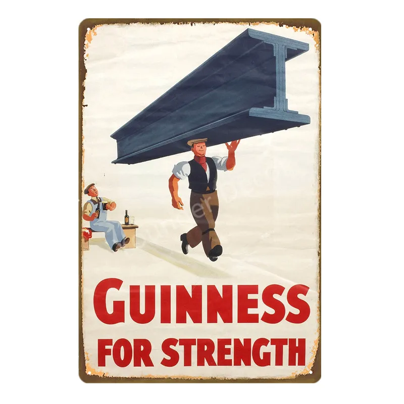 YD1507D Guinness для прочных металлических постеров, ретро реклама пива, металлические жестяные вывески для паба, бара, домашнего декора, настенная художественная железная табличка YD065 - Цвет: YD1507D