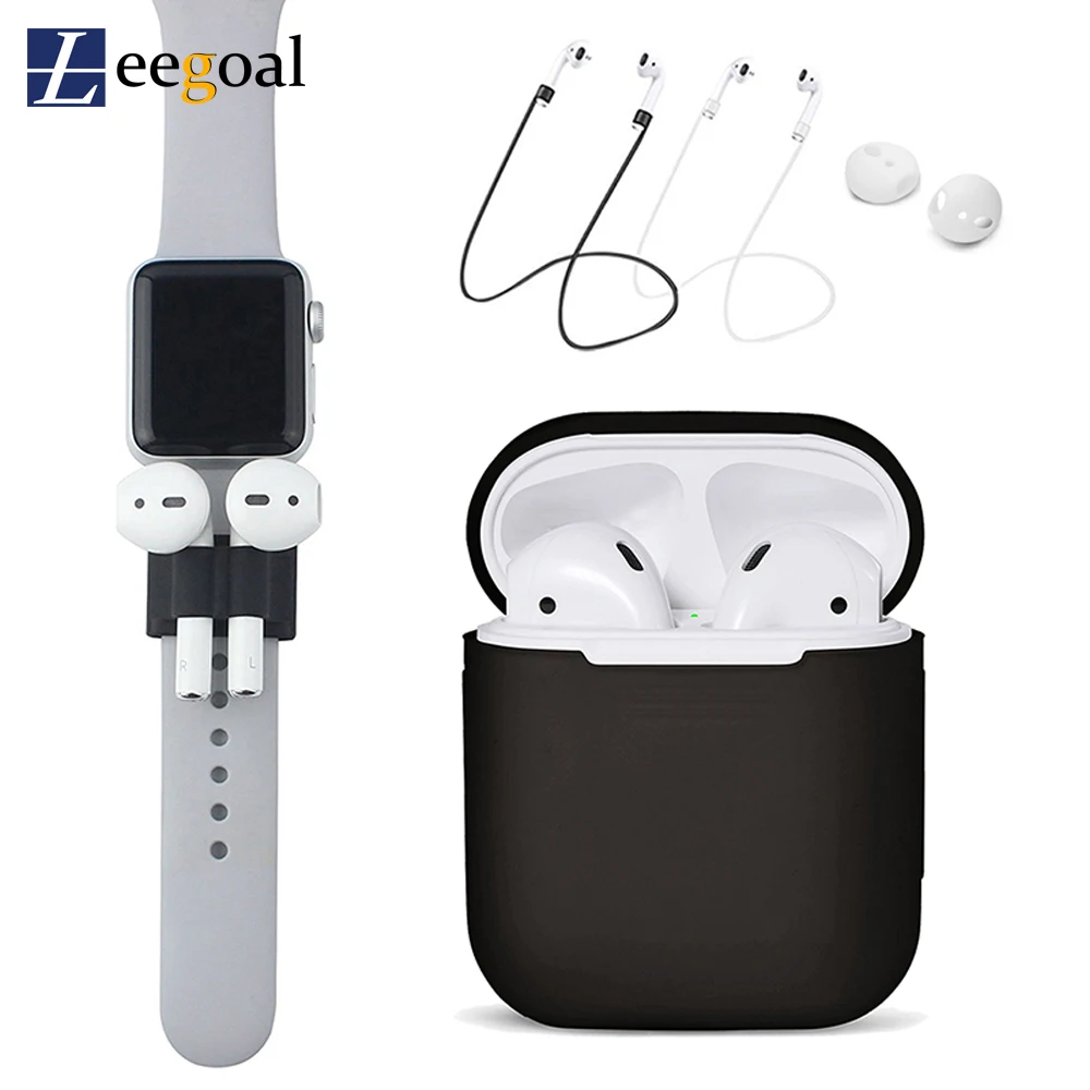 Аксессуары для наушников наборы Airpods Air Pods противоударный мягкий - Цена: 