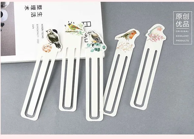 30 шт. различных птиц закладки Бумага Клип для книг маркер канцелярских товаров
