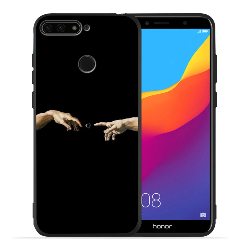 Роскошный чехол для телефона Rainbow Cactus unicorn love loading Huawei Honor 10 Lite 9 8 8x 8c Capa Etui|Бамперы| |