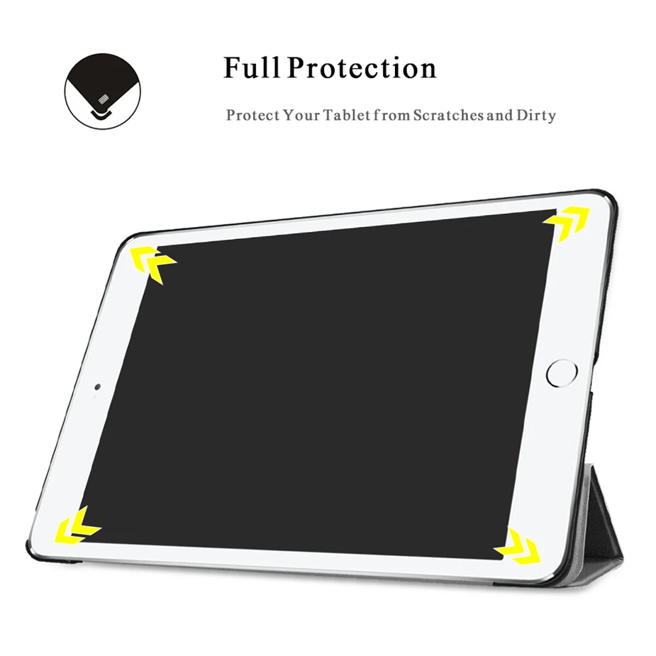 Чехол для iPad 9 7 дюймов 2017 2018/Air 1/Air 2 PU кожаный Умный Магнитный чехол сна A1822 A1823 A1893