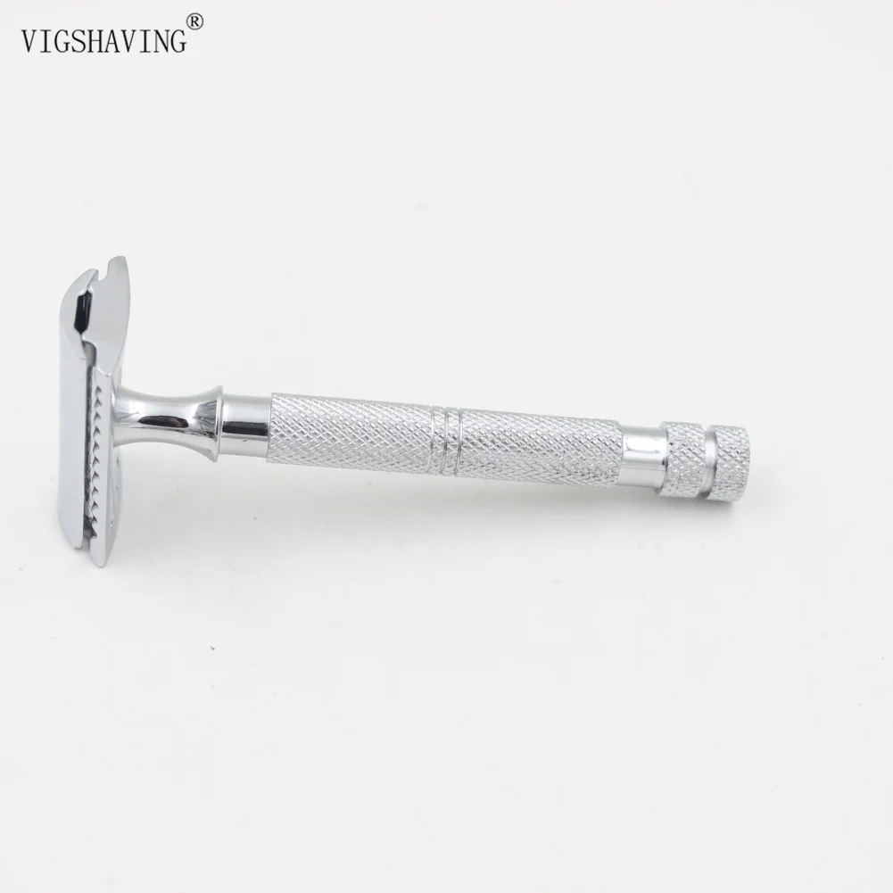 VIGSHAVING Горячая Нержавеющая сталь двойной край безопасности бритвы для мужчин бритья