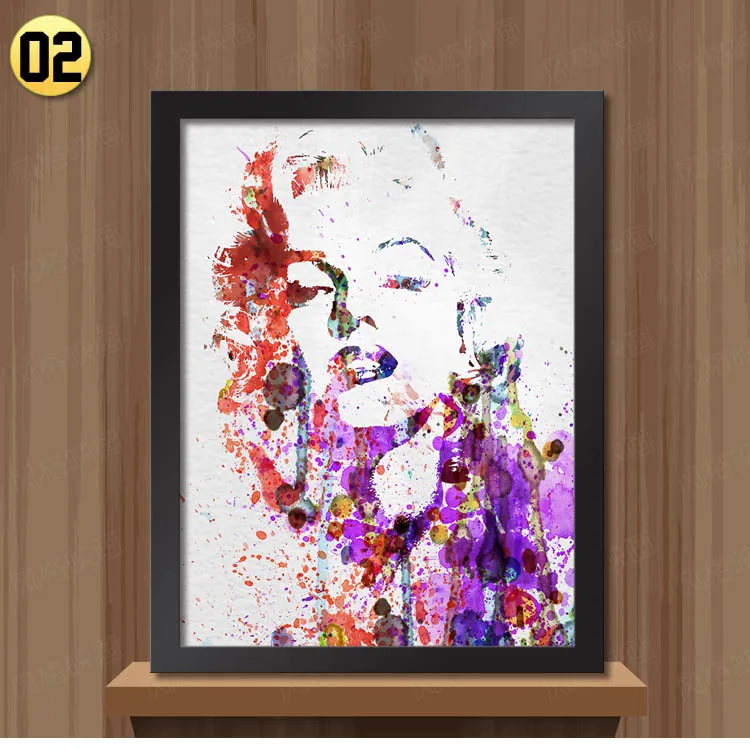 Современная картина Мэрилин Монро в рамке настенная живопись для украшения