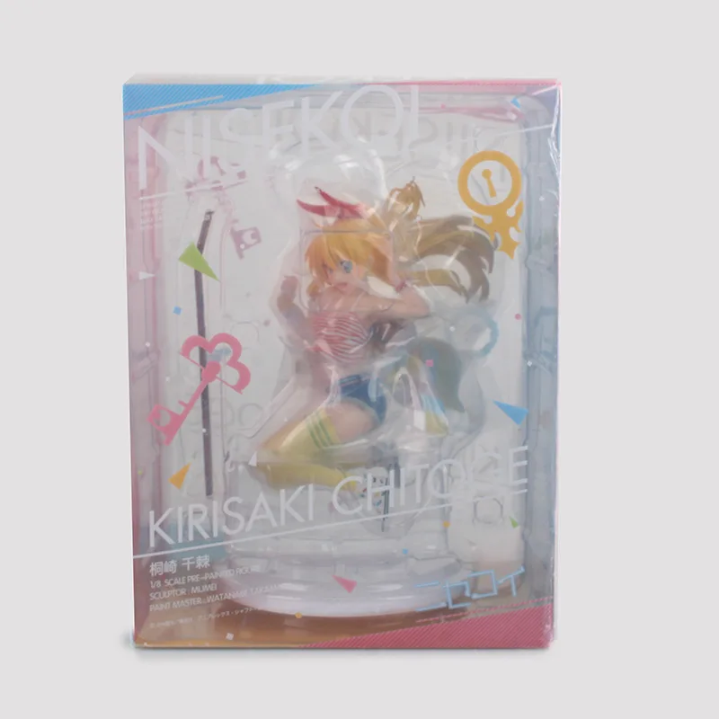 Фигурка аниме 23 см Nisekoi Kirisaki Chitoge 1/8 шкала предварительно окрашенная ПВХ фигурка