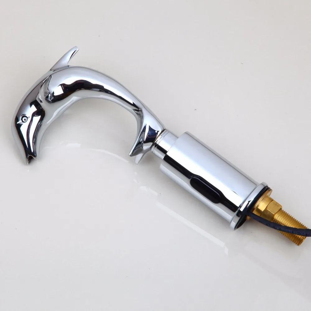 Смеситель KEMAIDI хромированный с автоматическим датчиком кран Водопад для ванной