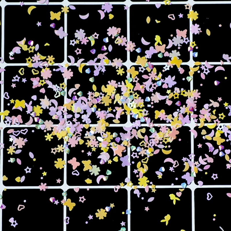 Новинка 11 типов блестки наполнитель для ясных/пушистых слизи игрушки детей