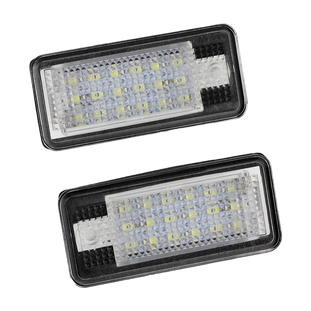 2 шт. 18 светодиодный 5050 SMD 6000K светильник для номерного знака лампы чистый белый Audi