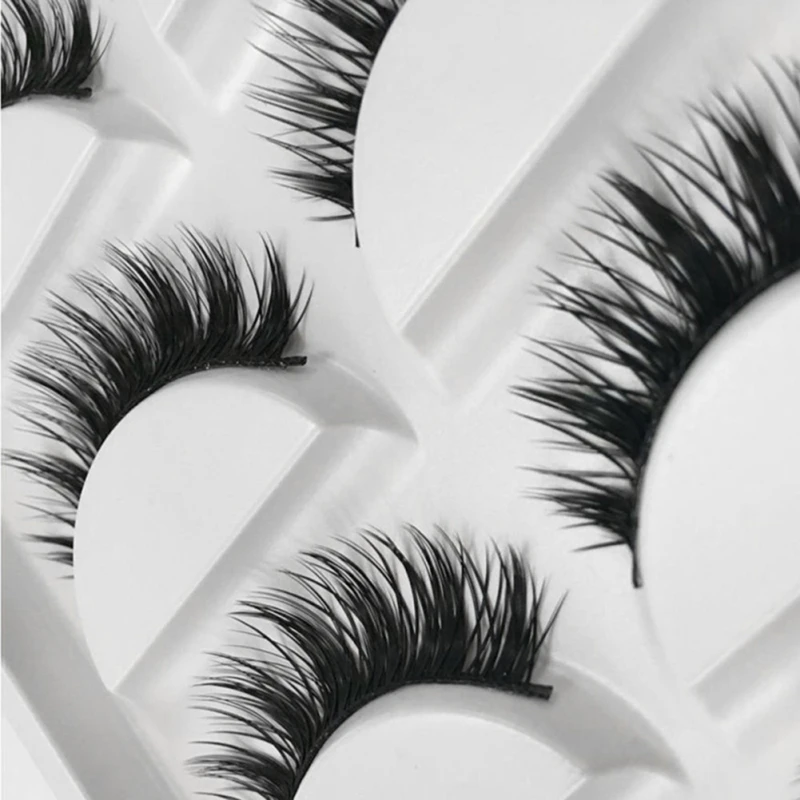 5 парт/компл. искусственные норковые волосы мягкие Накладные ресницы пушистые