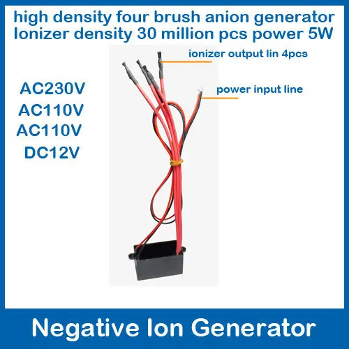 DIY домашний очиститель воздуха навигация ионический генератор AC230V плотность