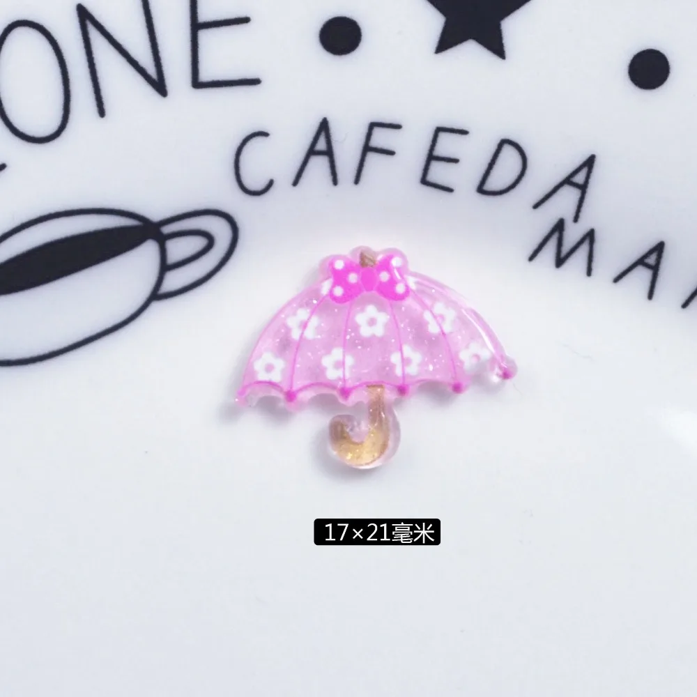 

10pcs/bag Cute Resin Patches Rain bow Candy Color Handmade Materials Wedding Girls headdress Decoration DIY Accessories