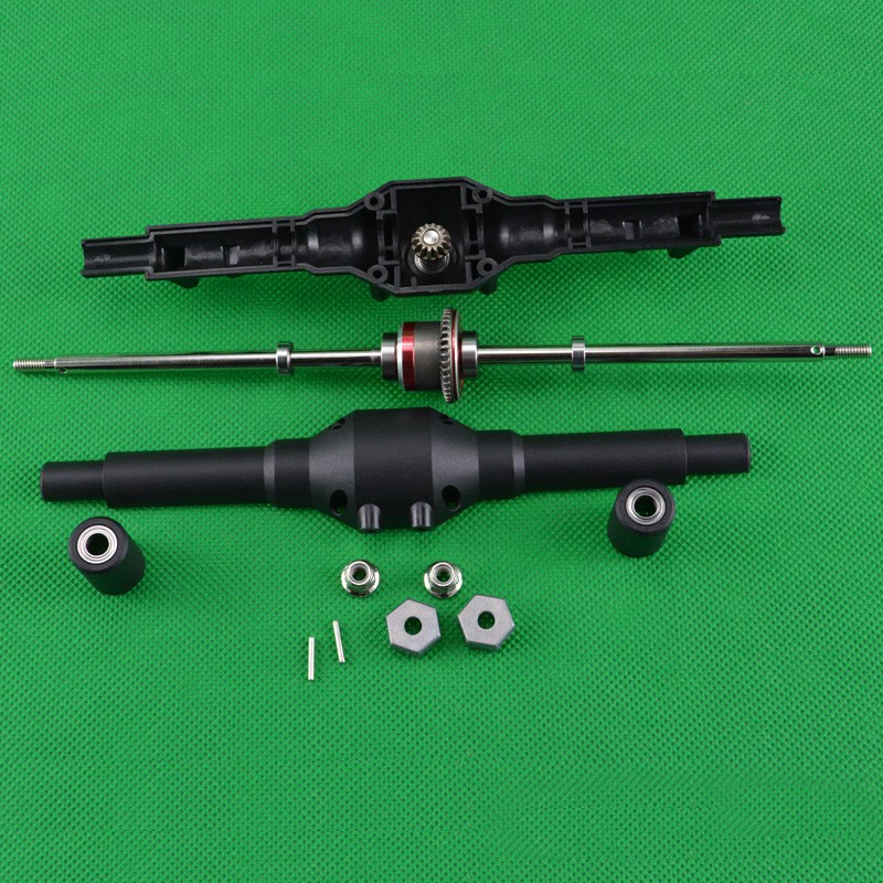 

1Set WLtoy 12428 12423 Metal Differential Gears Assembly Kit Car Frame Rear Axle with Axle Housing Cover for 1/12 RC Car Upgrade