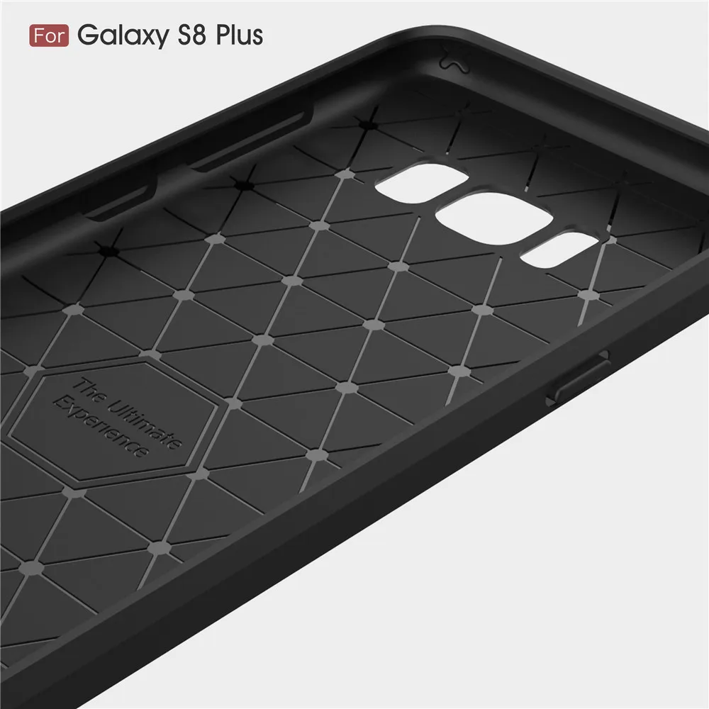 Роскошный ударопрочный армированный чехол из углеродного волокна ТПУ для Samsung