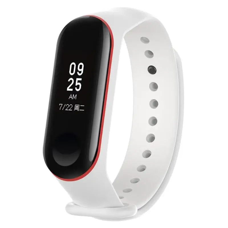 Оригинальные Красочные смарт-аксессуары для Xiaomi Mi Band 3 ремешок водонепроницаемый