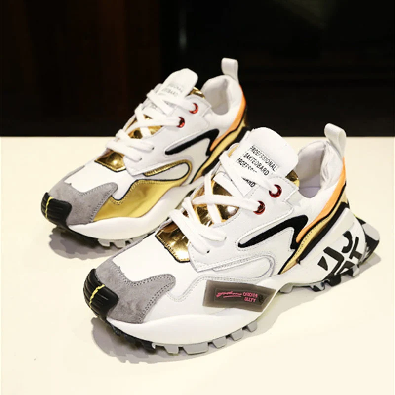 Женские кроссовки на плоской платформе Smile Circle повседневные из натуральной кожи