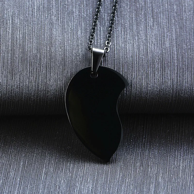 Индивидуальное ожерелье-пазл из нержавеющей стали с сердцем персика различные