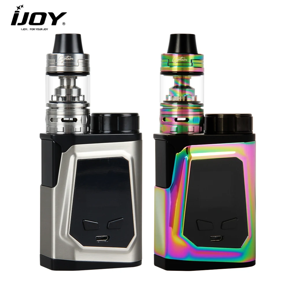 Оригинальный Наборы электронных сигарет IJOY 100 Вт поле mod с 3750 мАч Батарея 2 мл 0.05ohm