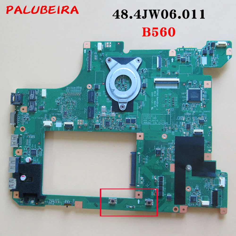 Материнская плата для ноутбука Lenovo B560 48.4JW06.011 10203-1 LA56 MB полностью протестирована |