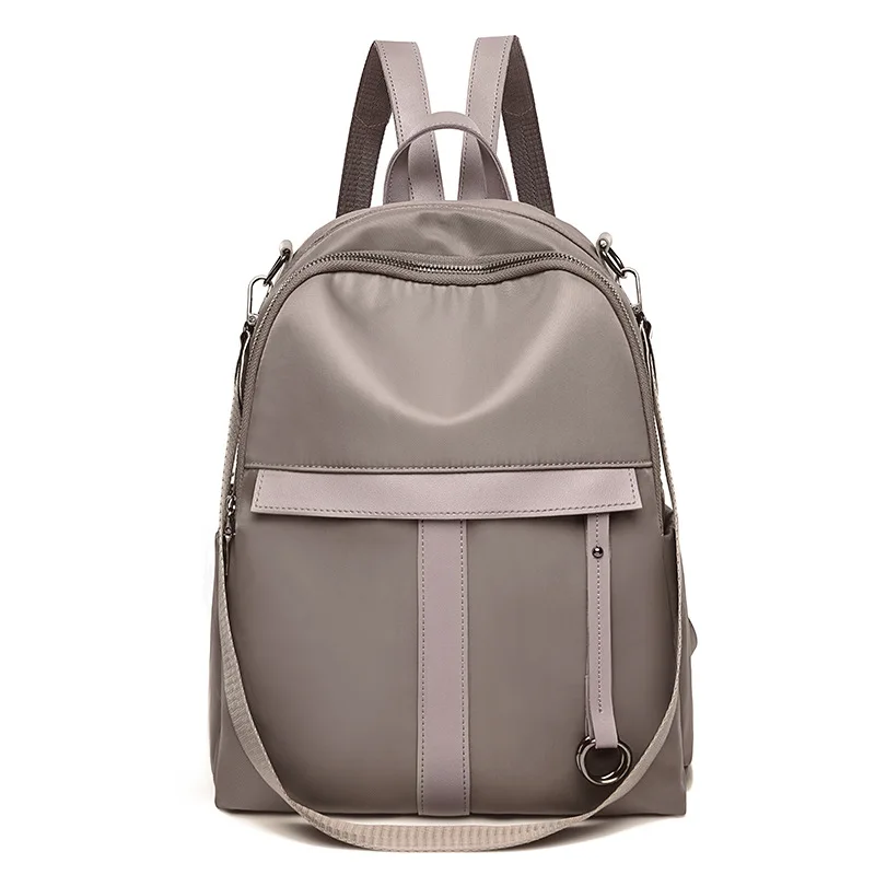 Школьный рюкзак для девочек-подростков Mochila Feminina, женские рюкзаки, нейлоновый водонепроницаемый повседневный рюкзак для ноутбука, женский рюкзак - Цвет: Хаки