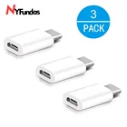 3 шт., аксессуары NYFundas Type-C Micro USB C для Samsung Note 9 8 S8 s9 plus Huawei P30 MacBook ChromeBook Pixel Nexus Type C