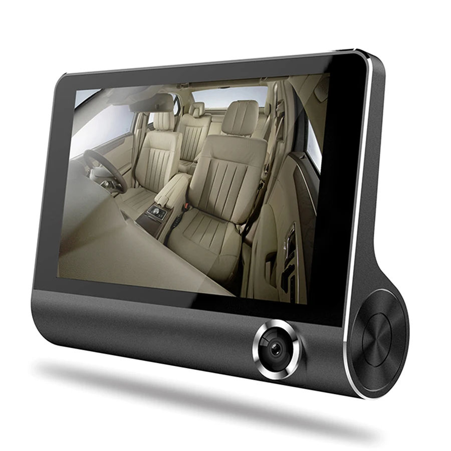 VVVIST Dvr Dash Автомобильная камера видео рекордер s 4 дюймов 3 камеры объектив заднего