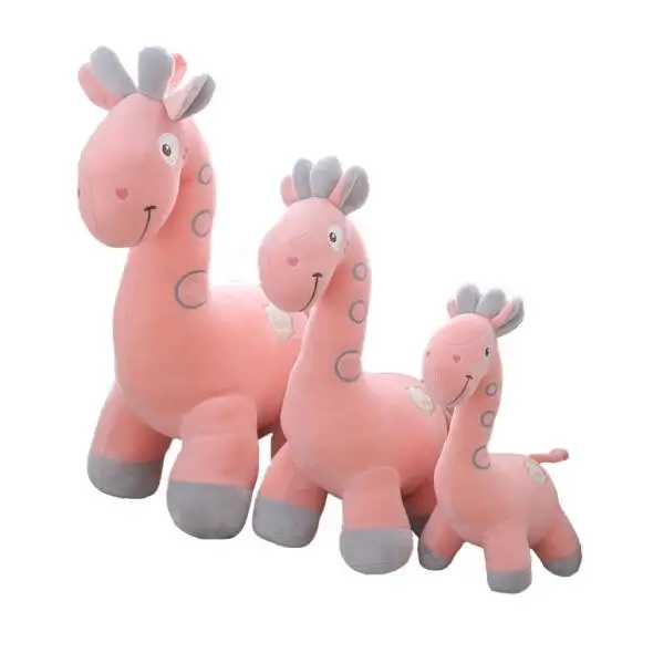 2019 new baby deer plush giraffe doll large Stuffe Animals child birthday gift DROP SHIPPING | Игрушки и хобби