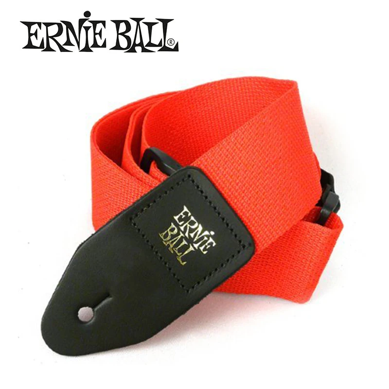 Ремешок для гитары Ernie Ball Polypro с кожаными концами удобный гитарный ремень