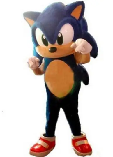 Новые Стиль Sonic The Hedgehog Маскоты костюм для взрослых Размеры синий Knuckles te |