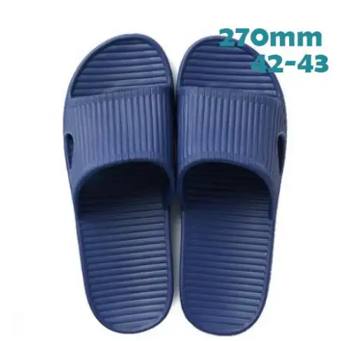 Dark blue 270mm Xiaomi youpin/тапочки; мягкие женские, мужские, детские сандалии; нескользящие домашние тапочки для душа; Детские повседневные тапочки для семьи - Цвет: Dark blue 270mm
