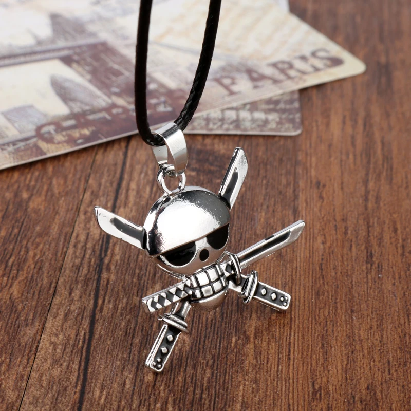 HEYu аниме ожерелье ророноа Зоро Обезьяна D Luffy логотип кулон ювелирные изделия для