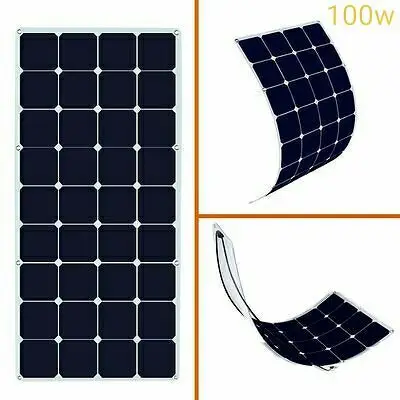 Полугибкие однокристальные солнечные панели 100 Вт|solar panel solar panel|solar charger for carpanel |