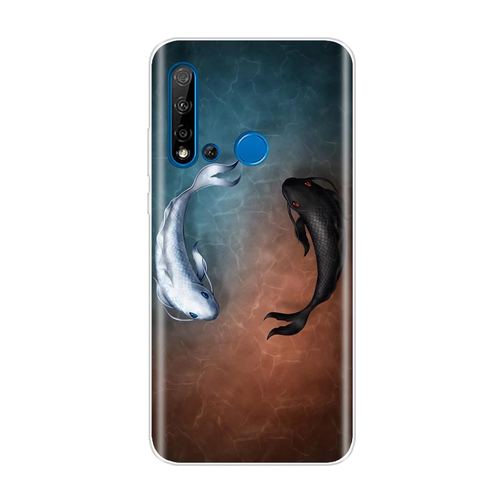 Чехол huawei P20 Lite 2019 силиконовый чехол для из ТПУ телефона |