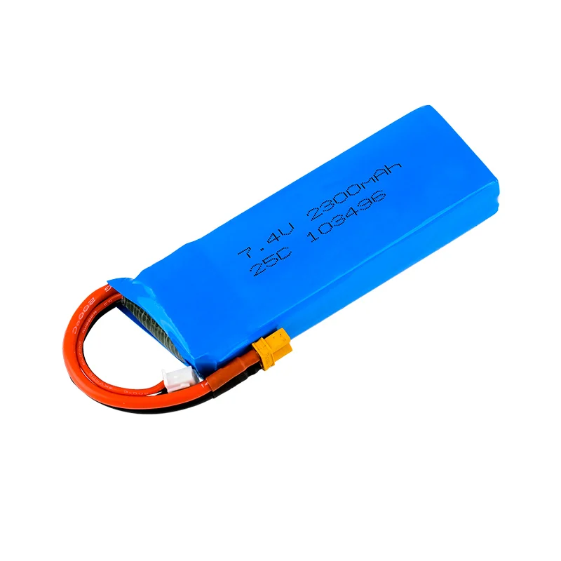 1 2 шт. 7 4 В 25C 2300 мАч аккумуляторная батарея Lipo для MJX Bugs 3 RC Quadcopter запасные