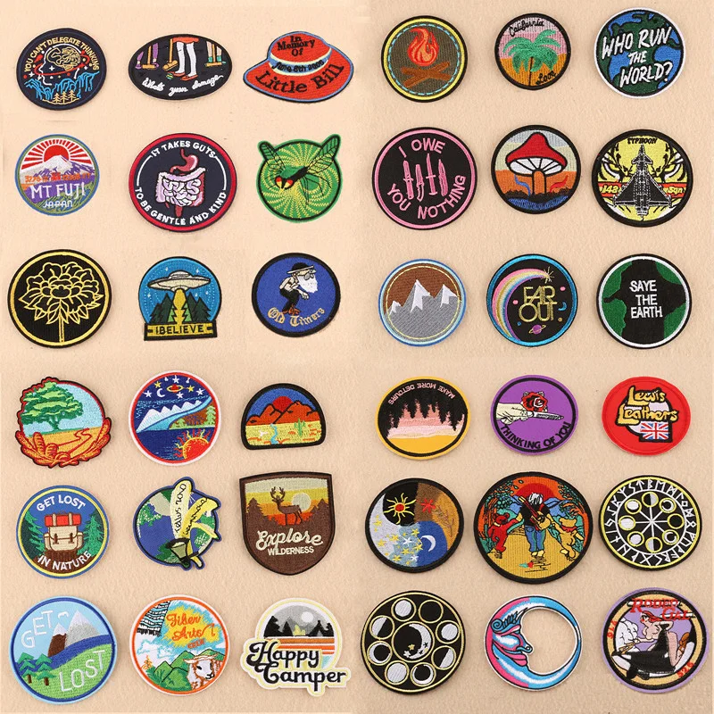 1pcs Mix Cactus Patch for Clothing Iron on Embroidered Sew Applique Cute Patch Fabric Badge Garment DIY Apparel Accessories 121