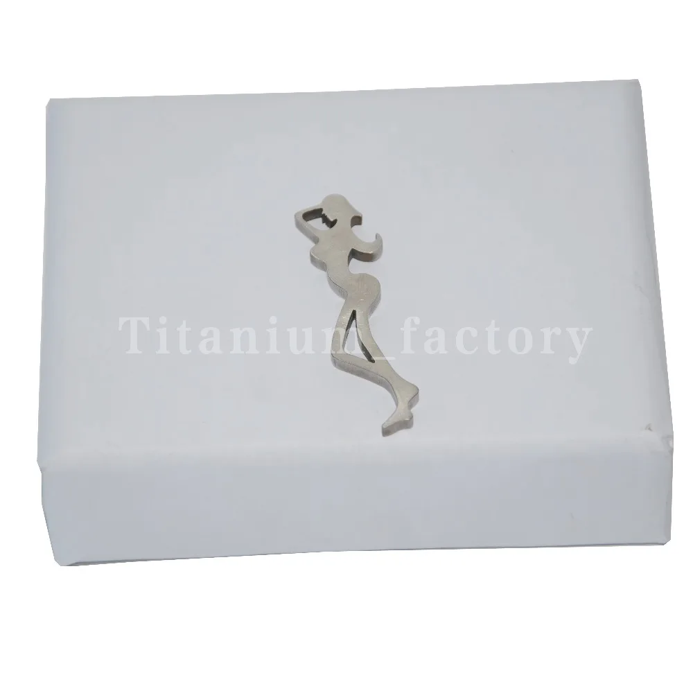 Титановая открывашка для бутылок брелок кулон EDC Многофункциональный инструмент