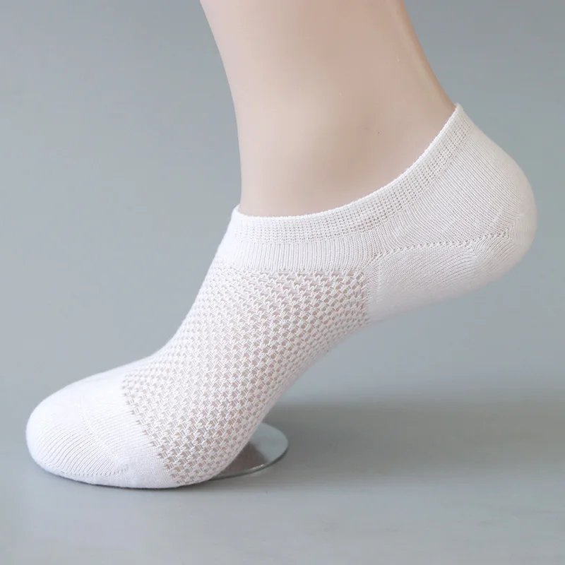 Мужские невидимые хлопковые носки мужские башмачки с низкой талией силиконовые