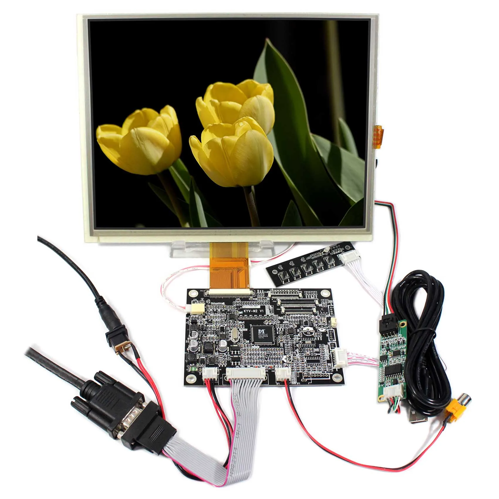 10 4 дюймов 800x600 LSA40AT9001 ЖК-дисплей с сенсорной панелью VS104TP-A2 + VGA AV ЖК-контроллер |