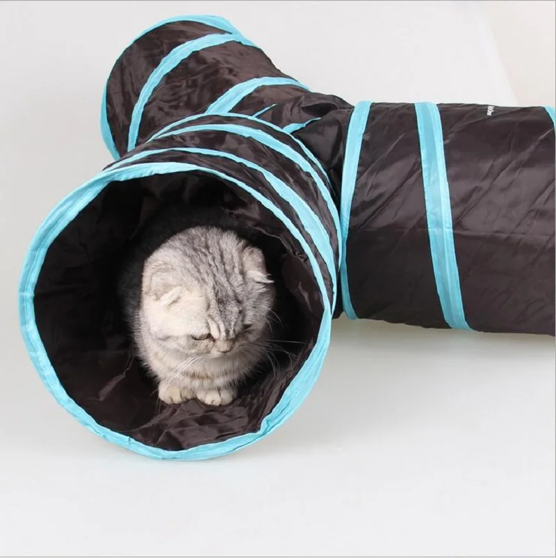 Горячо! Супер забавные игрушки для кошек туннель кошка/Тоторо Crinkly котенок с