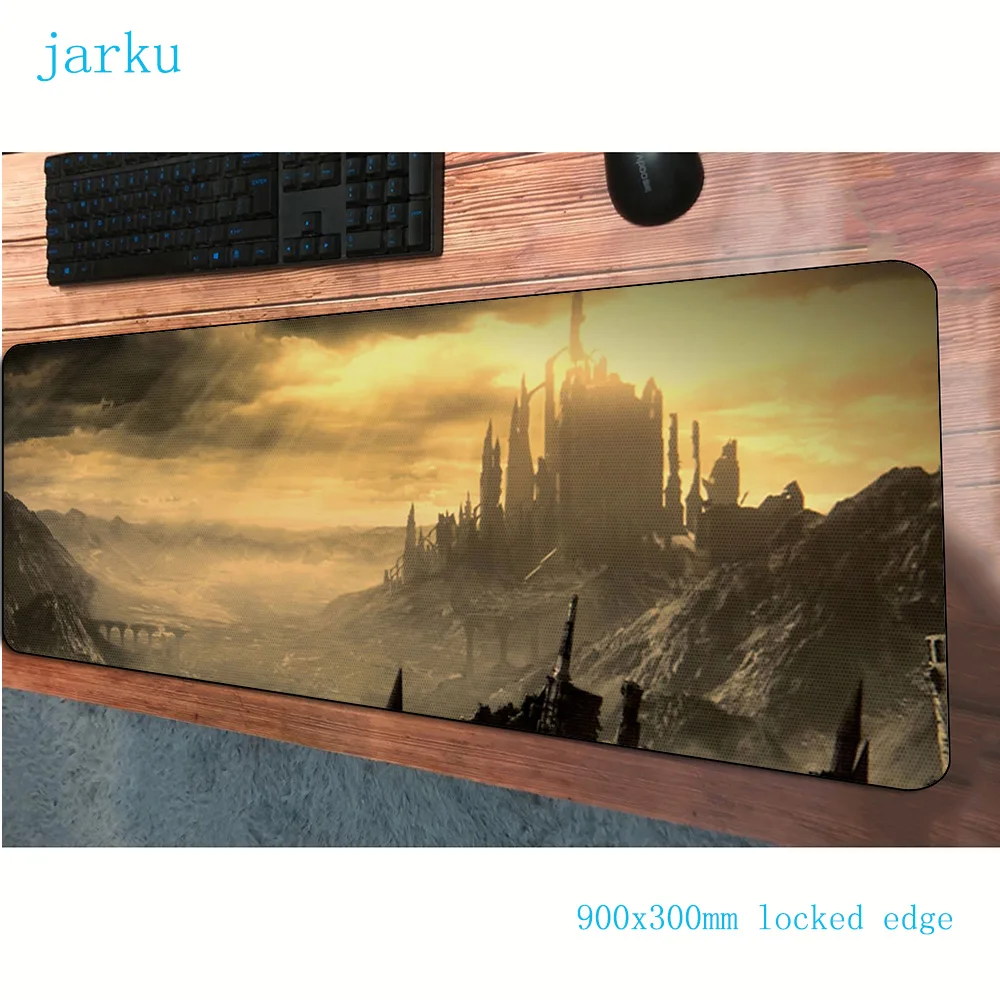 Коврик для мыши dark души компьютерный геймерский коврик 900x300x3 мм популярный