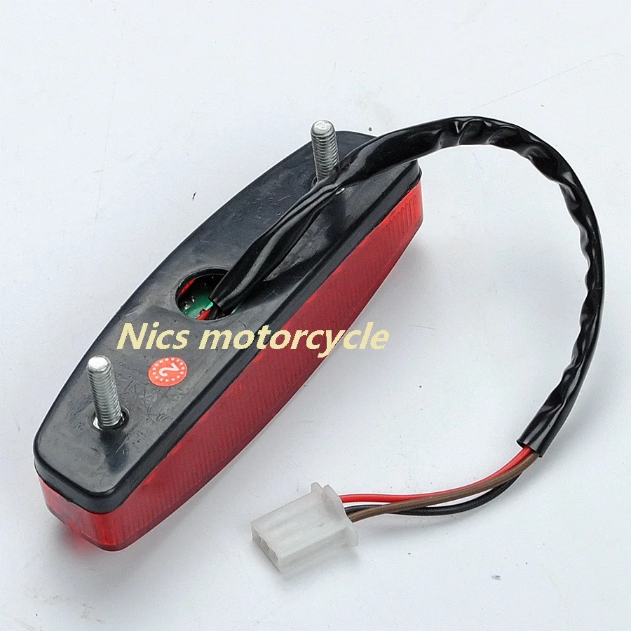 12V светодиодный задний стоп светильник для 50 70 110 125cc ATVSmall внедорожный мотоцикл