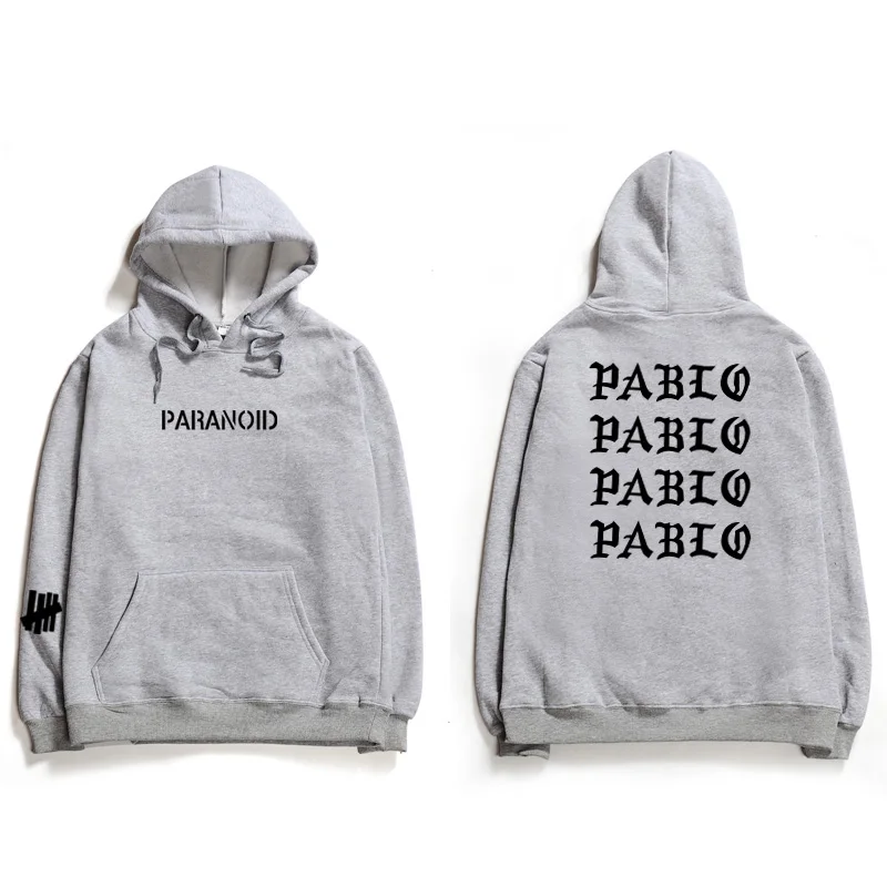 Мода, Assc club, брендовая толстовка с капюшоном, мужская и женская, параноидальная, с буквенным принтом, толстовка с капюшоном, мужская, Kanye West, Pablo, анти-social hoodi - Цвет: 7