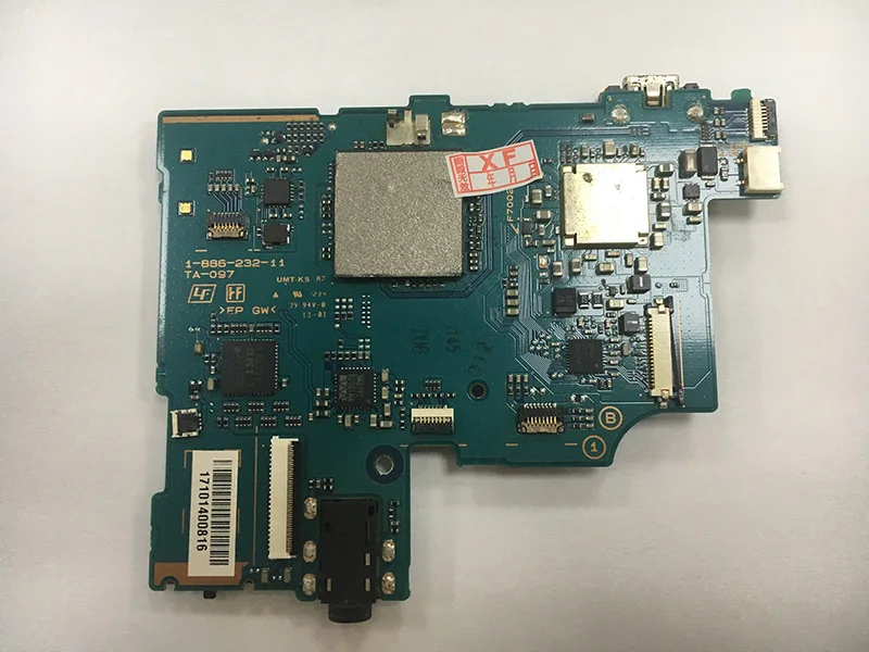 Оригинальная б/у печатная плата для PSP E1000 материнская запасные части Бесплатная